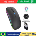 Mouse Wireless Recarregável  Sem Fio