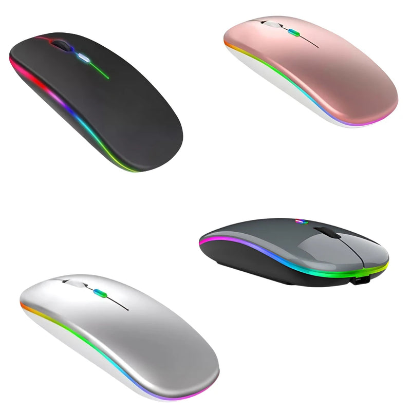 Mouse Wireless Recarregável  Sem Fio